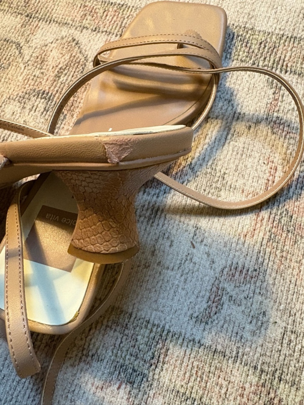 Dolce Vita Baylor Sandal Cafe Size 7.5 - Picture 6 of 8